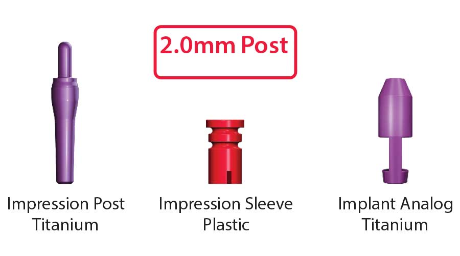 2.0mm Impression Components