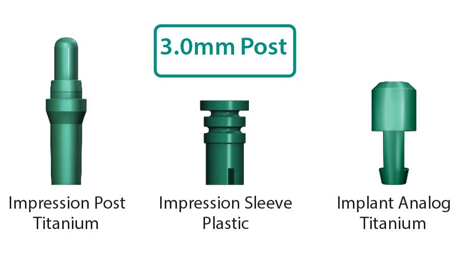 3.0mm Impression Components